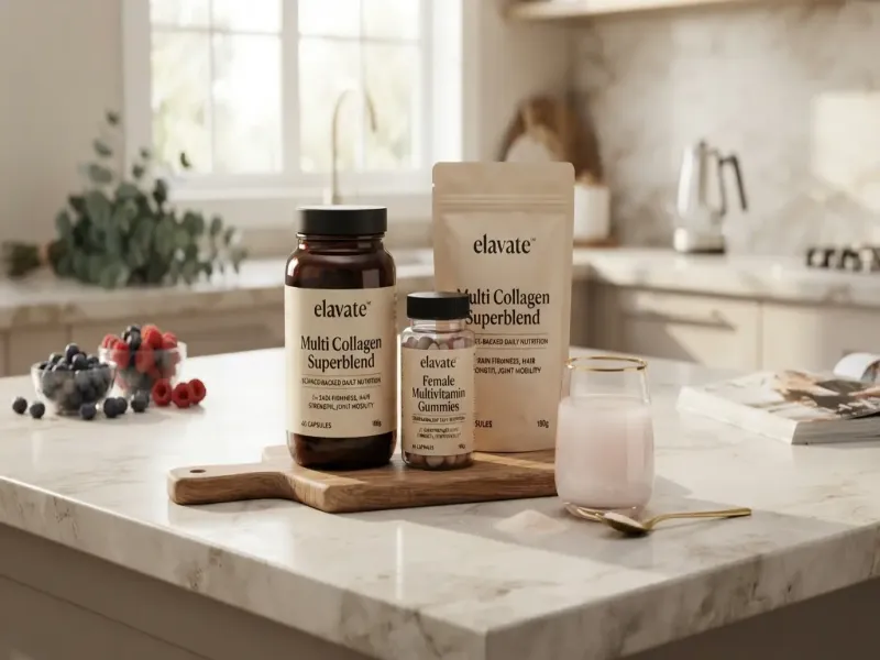Elavate Daily Multivitamins Immunity Boosters Energy Support Protein Supplements and Wellness Bundles
